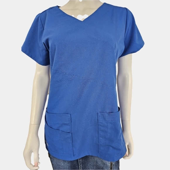 Grey's Anatomy Tops - Grey's Anatomy By Barco Short Sleeve V-Neck Signature Srub Top Size M